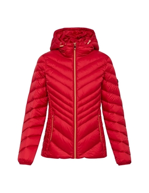 Vêtements D'extérieur Anne Klein Chevron Packable Puffer Jacket   | FRU-6795320